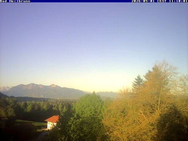 Archiv Foto Webcam Bad Heilbrunn im Tölzer Land