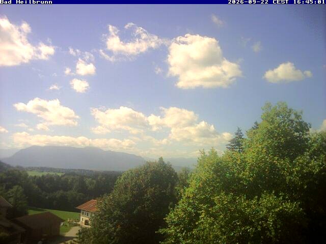 Archiv Foto Webcam Bad Heilbrunn im Tölzer Land
