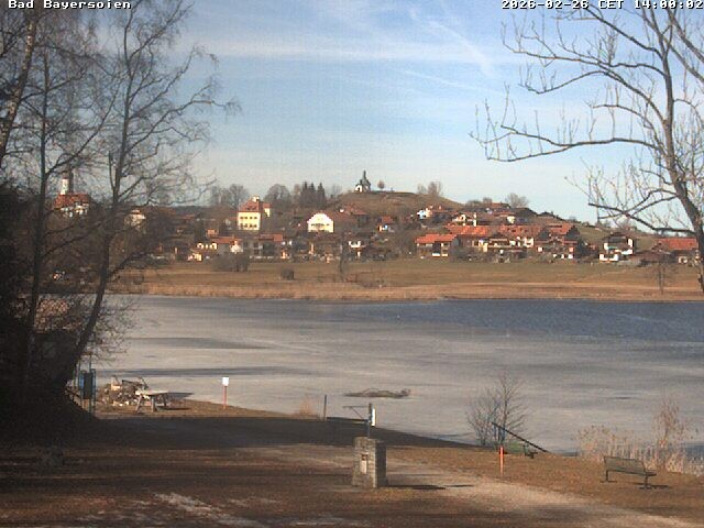 Archived image Webcam Bad Bayersoien - View to Lake Soier See