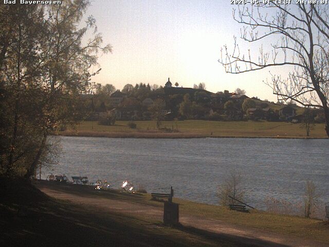 Archived image Webcam Bad Bayersoien - View to Lake Soier See