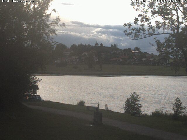 Archived image Webcam Bad Bayersoien - View to Lake Soier See