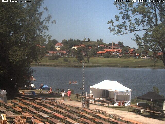 Archiv Foto Webcam Soier See in Bad Bayersoien