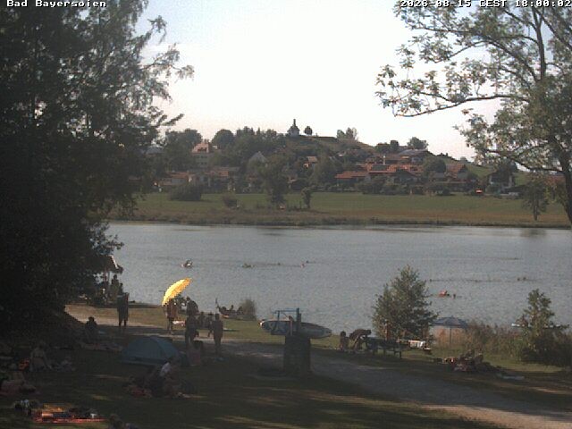 Archived image Webcam Bad Bayersoien - View to Lake Soier See