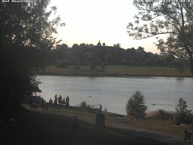 Archived image Webcam Bad Bayersoien - View to Lake Soier See