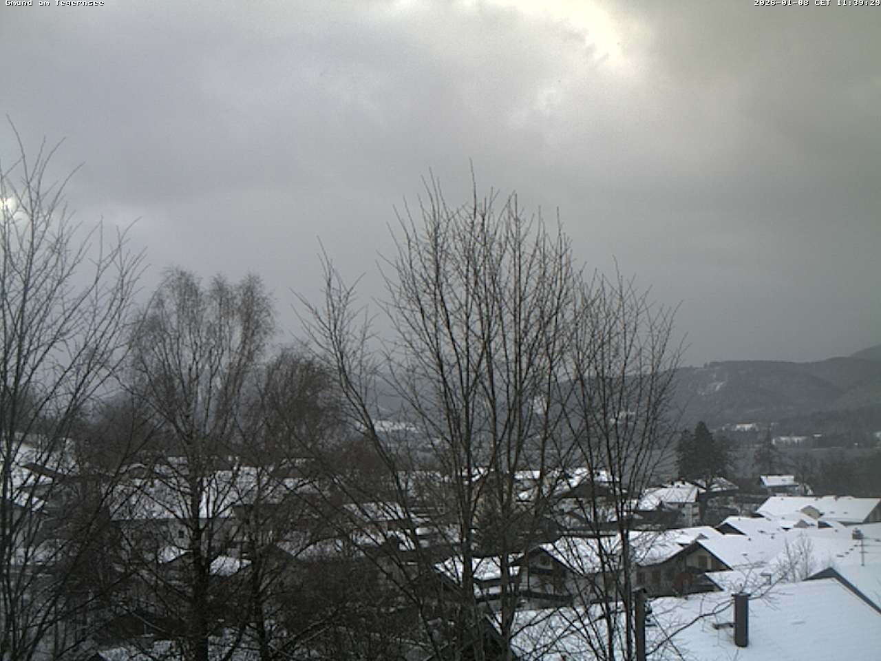 Archiv Foto Webcam Gmund am Tegernsee - Blick nach Süden