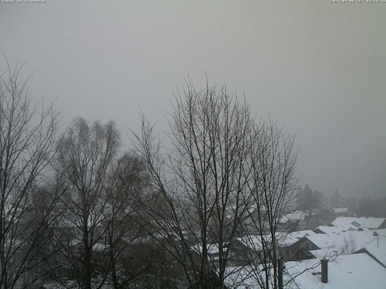 Archiv Foto Webcam Gmund am Tegernsee - Blick nach Süden