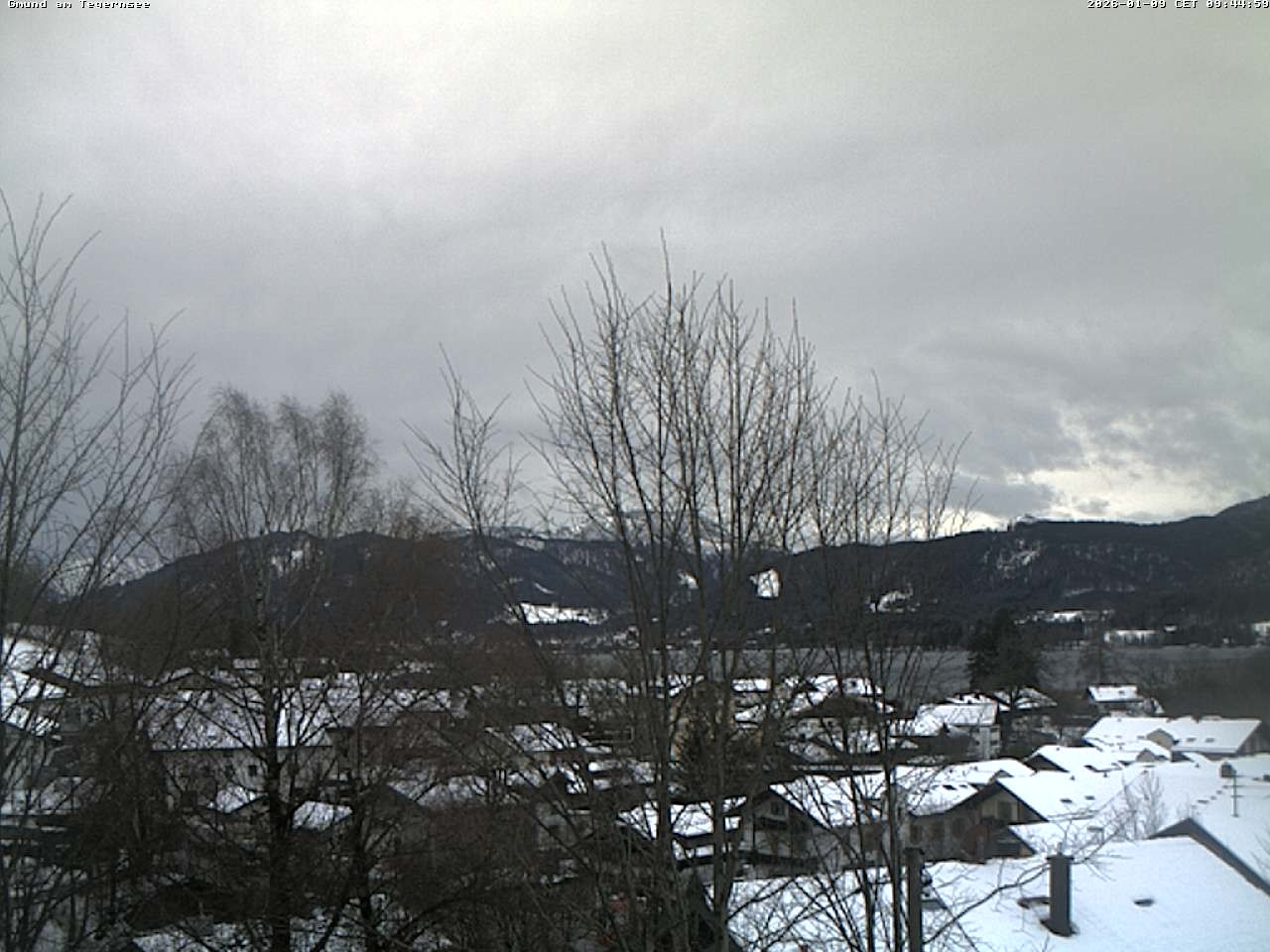 Archived image Webcam Gmund - Tegernsee - View to the South