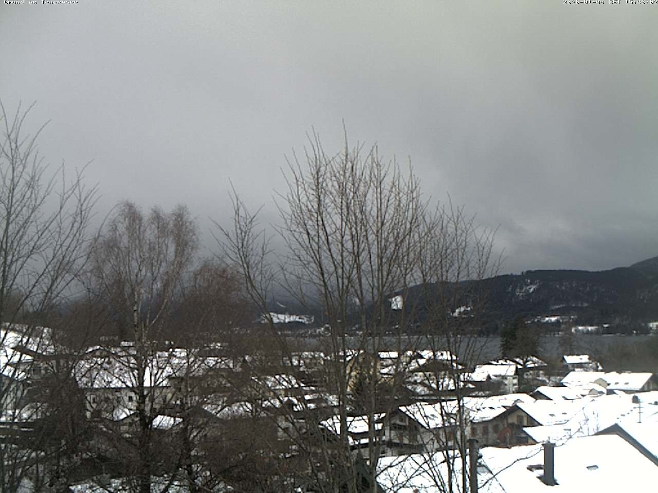 Archived image Webcam Gmund - Tegernsee - View to the South