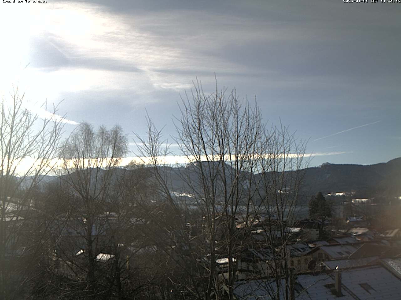 Archiv Foto Webcam Gmund am Tegernsee - Blick nach Süden