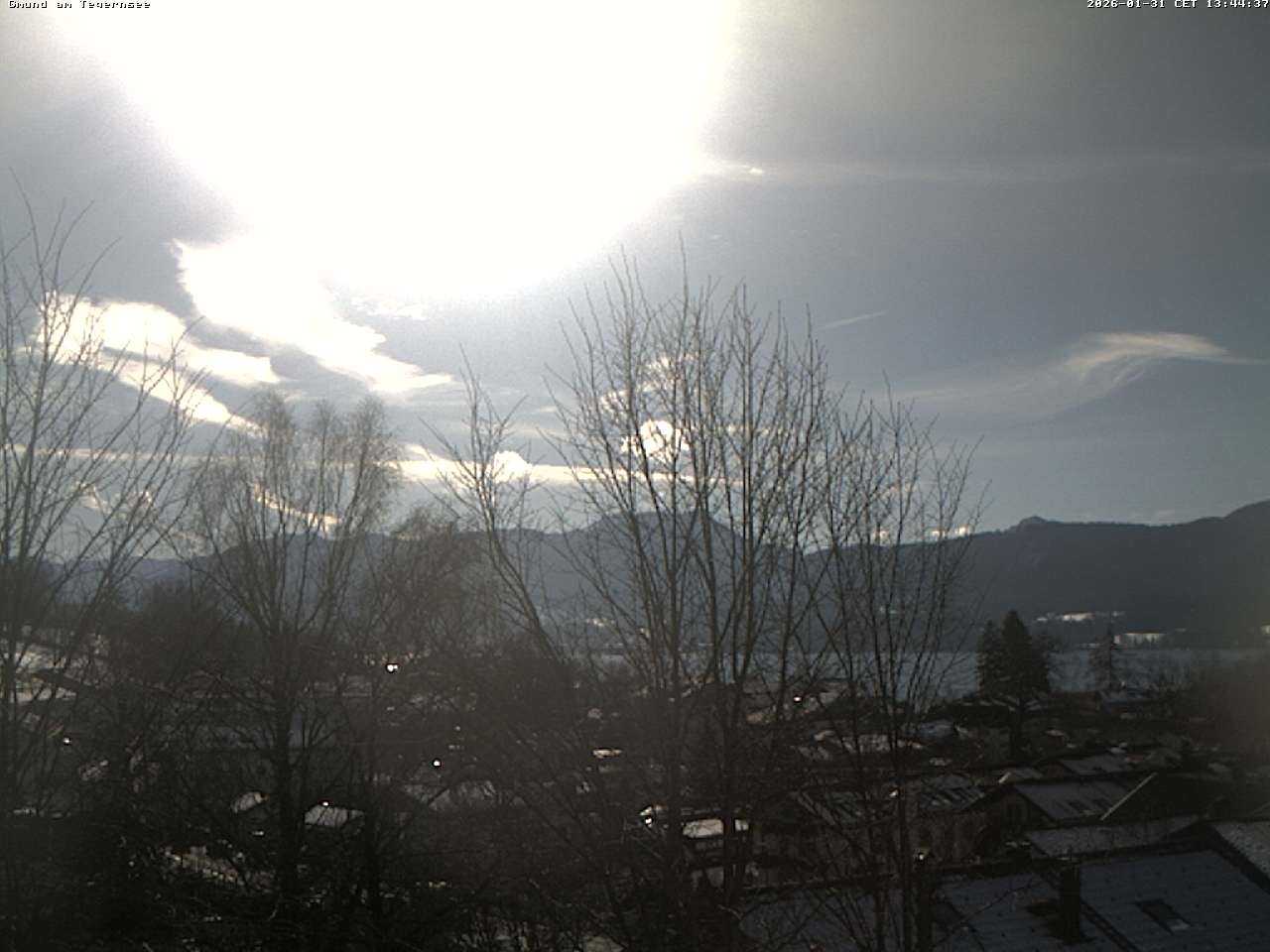 Archiv Foto Webcam Gmund am Tegernsee - Blick nach Süden