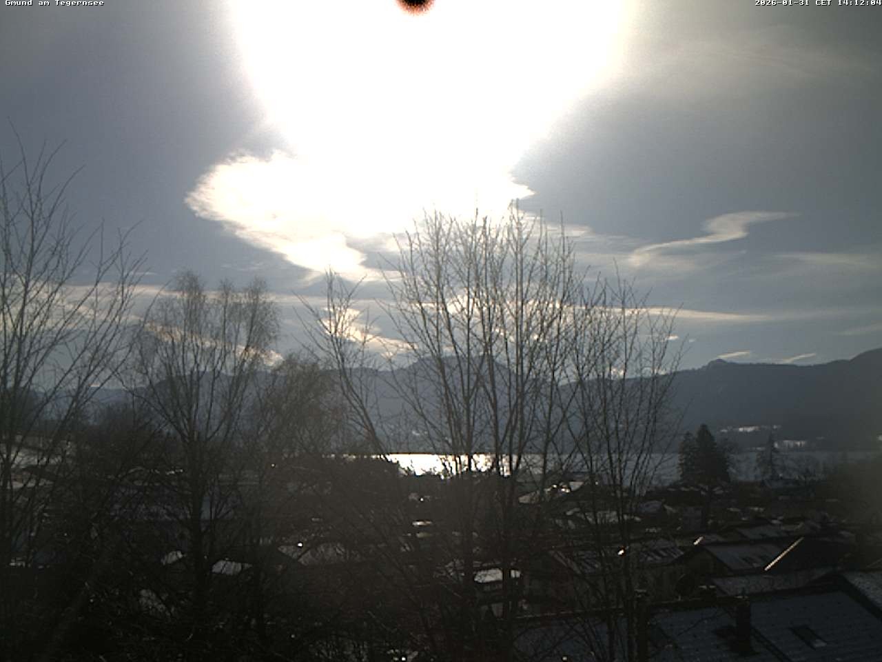 Archiv Foto Webcam Gmund am Tegernsee - Blick nach Süden