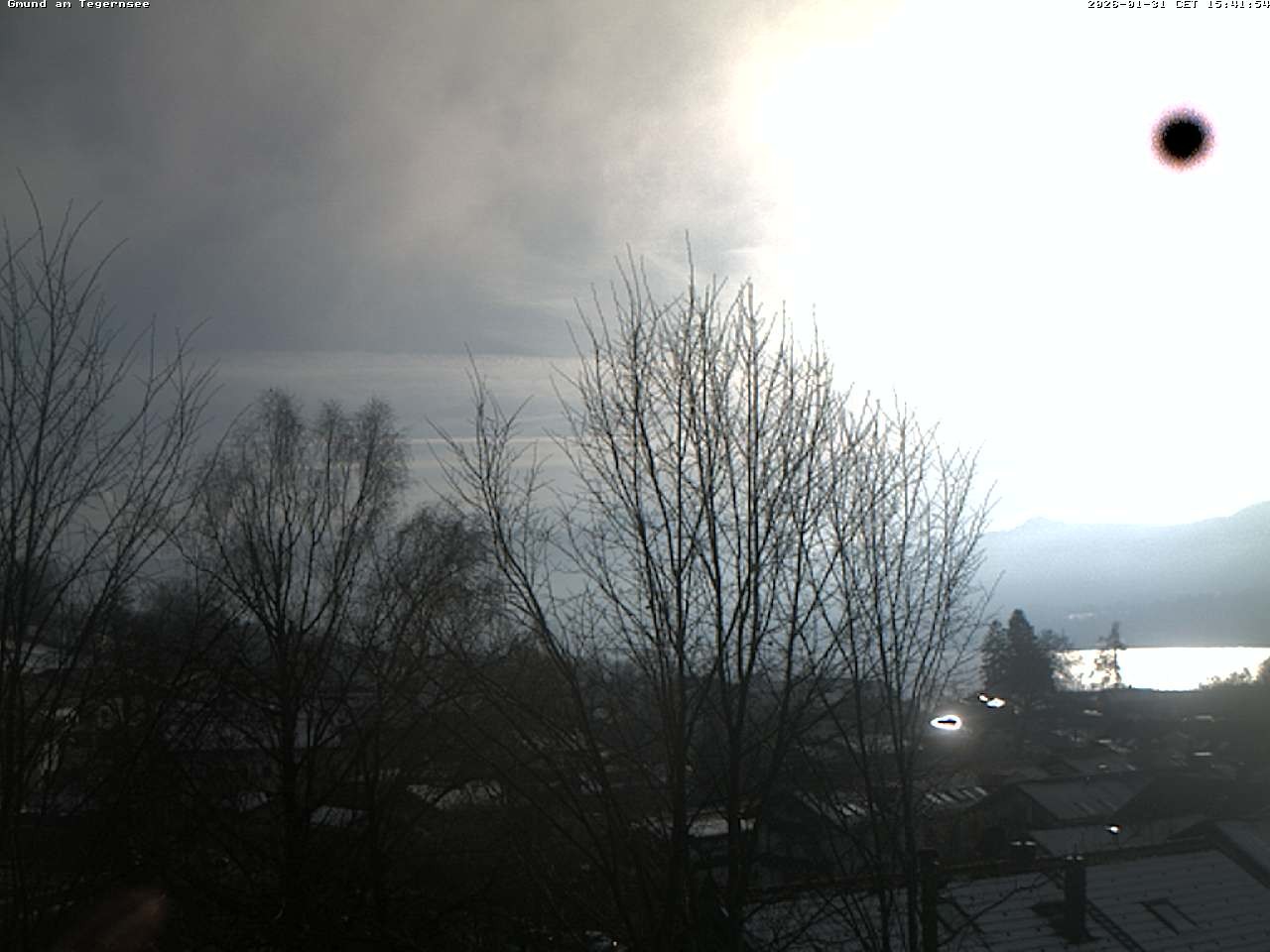 Archiv Foto Webcam Gmund am Tegernsee - Blick nach Süden