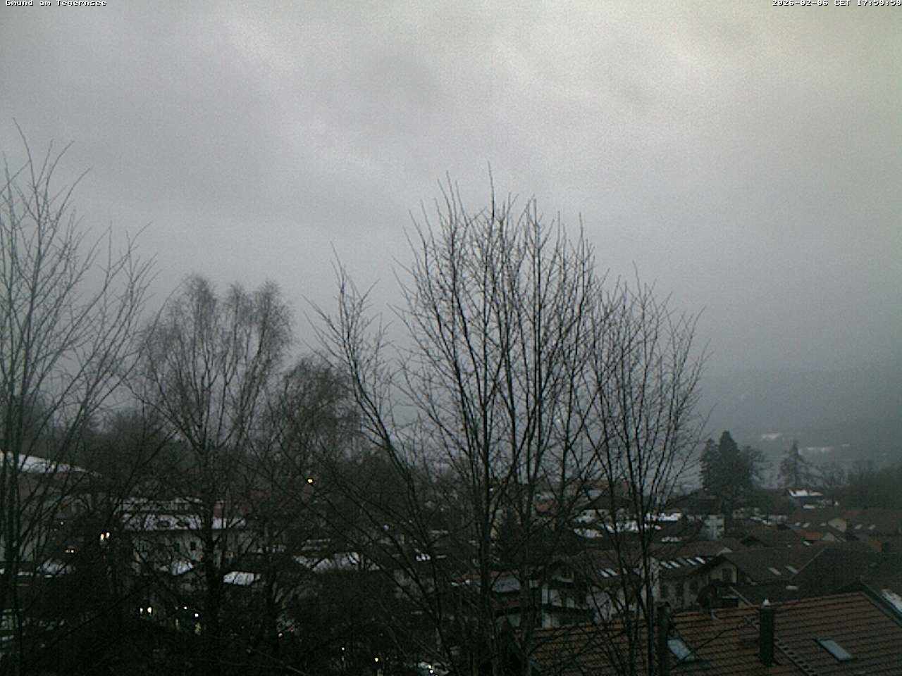 Archiv Foto Webcam Gmund am Tegernsee - Blick nach Süden