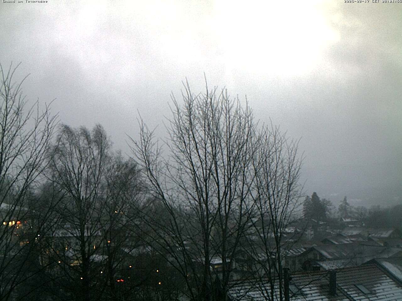 Archiv Foto Webcam Gmund am Tegernsee - Blick nach Süden