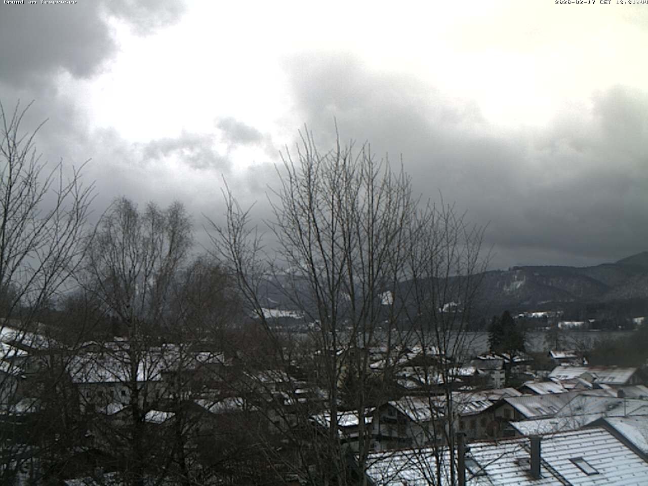 Archiv Foto Webcam Gmund am Tegernsee - Blick nach Süden