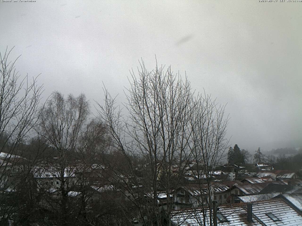 Archiv Foto Webcam Gmund am Tegernsee - Blick nach Süden