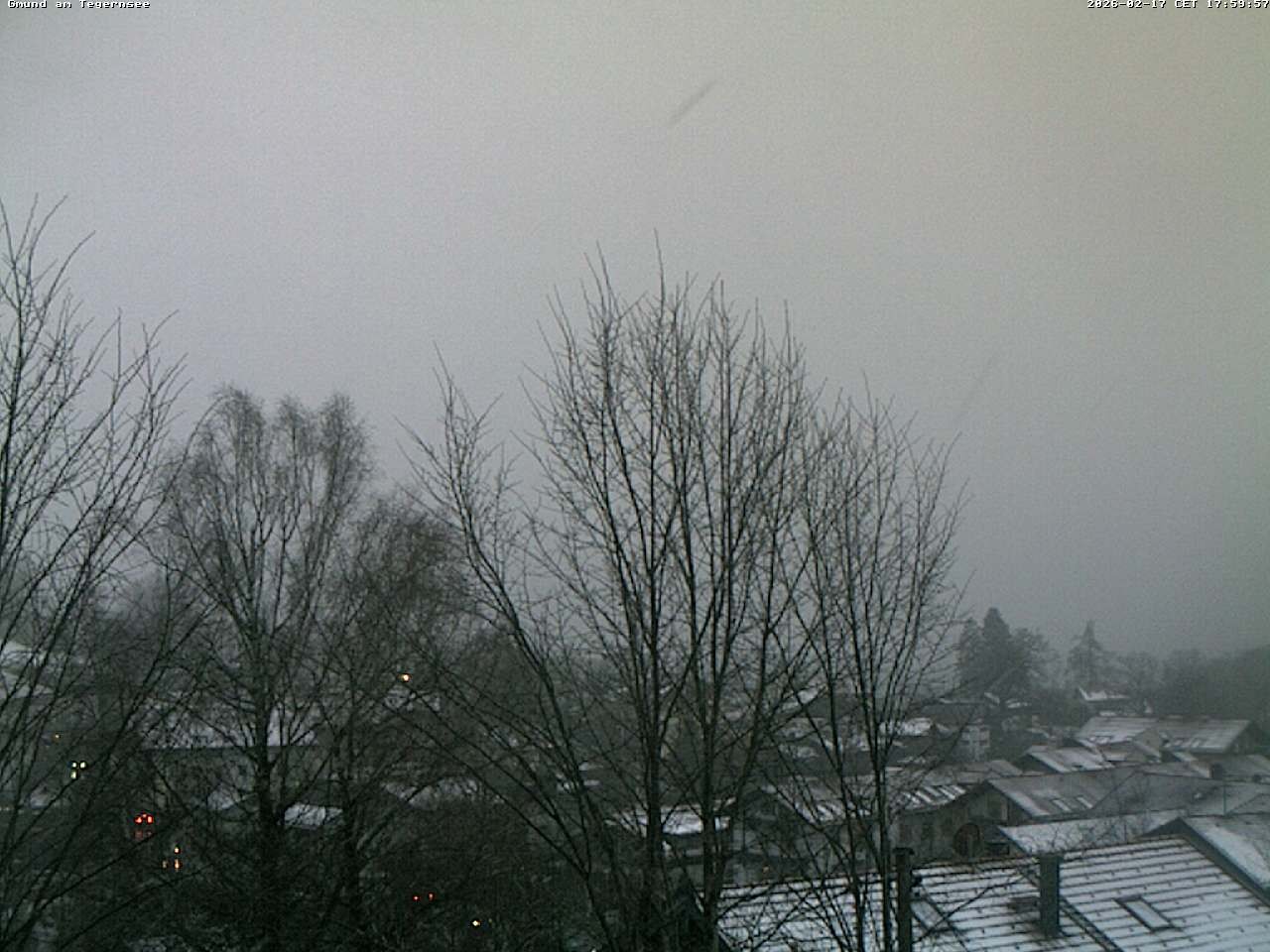 Archiv Foto Webcam Gmund am Tegernsee - Blick nach Süden