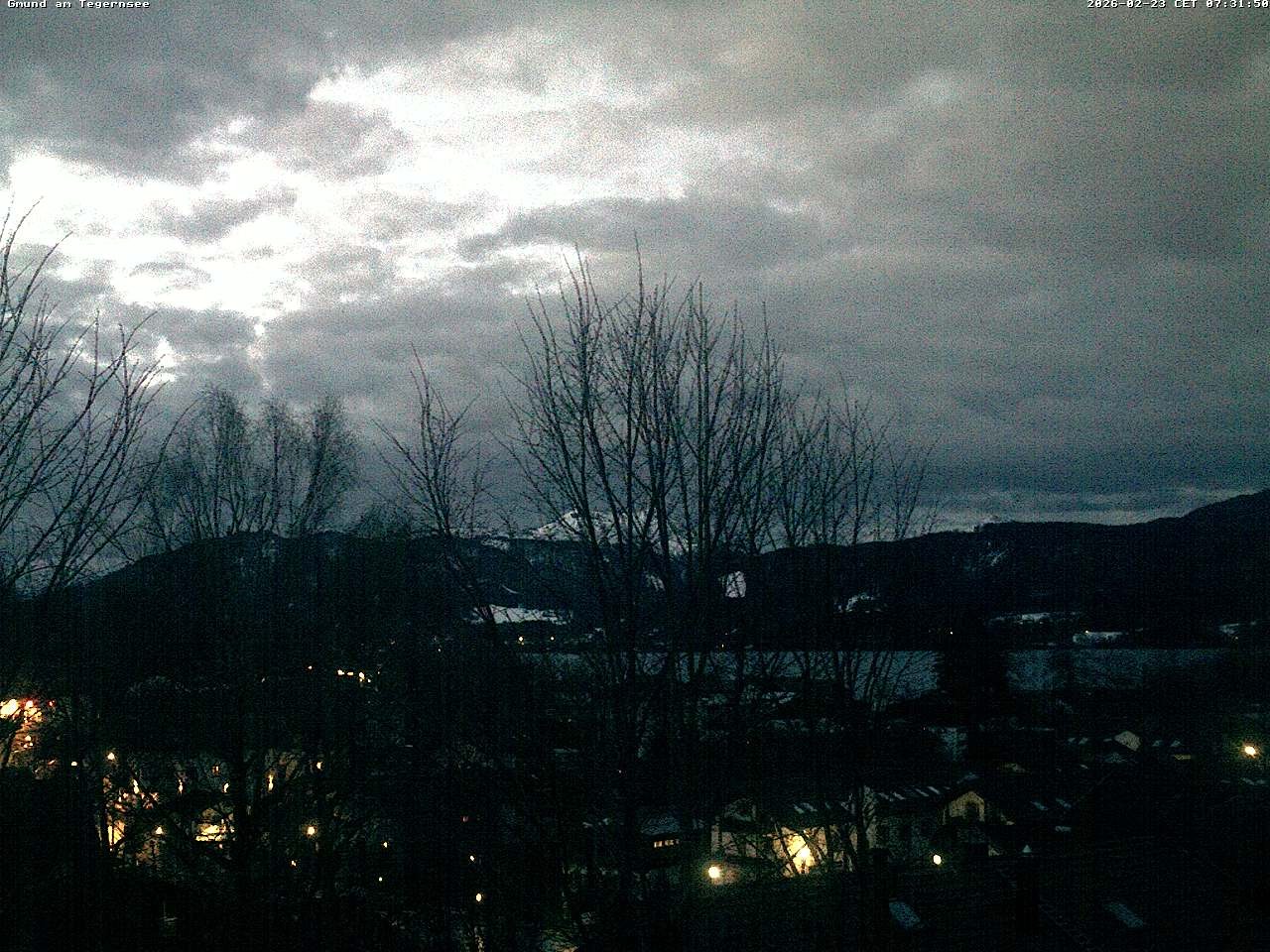 Archived image Webcam Gmund - Tegernsee - View to the South