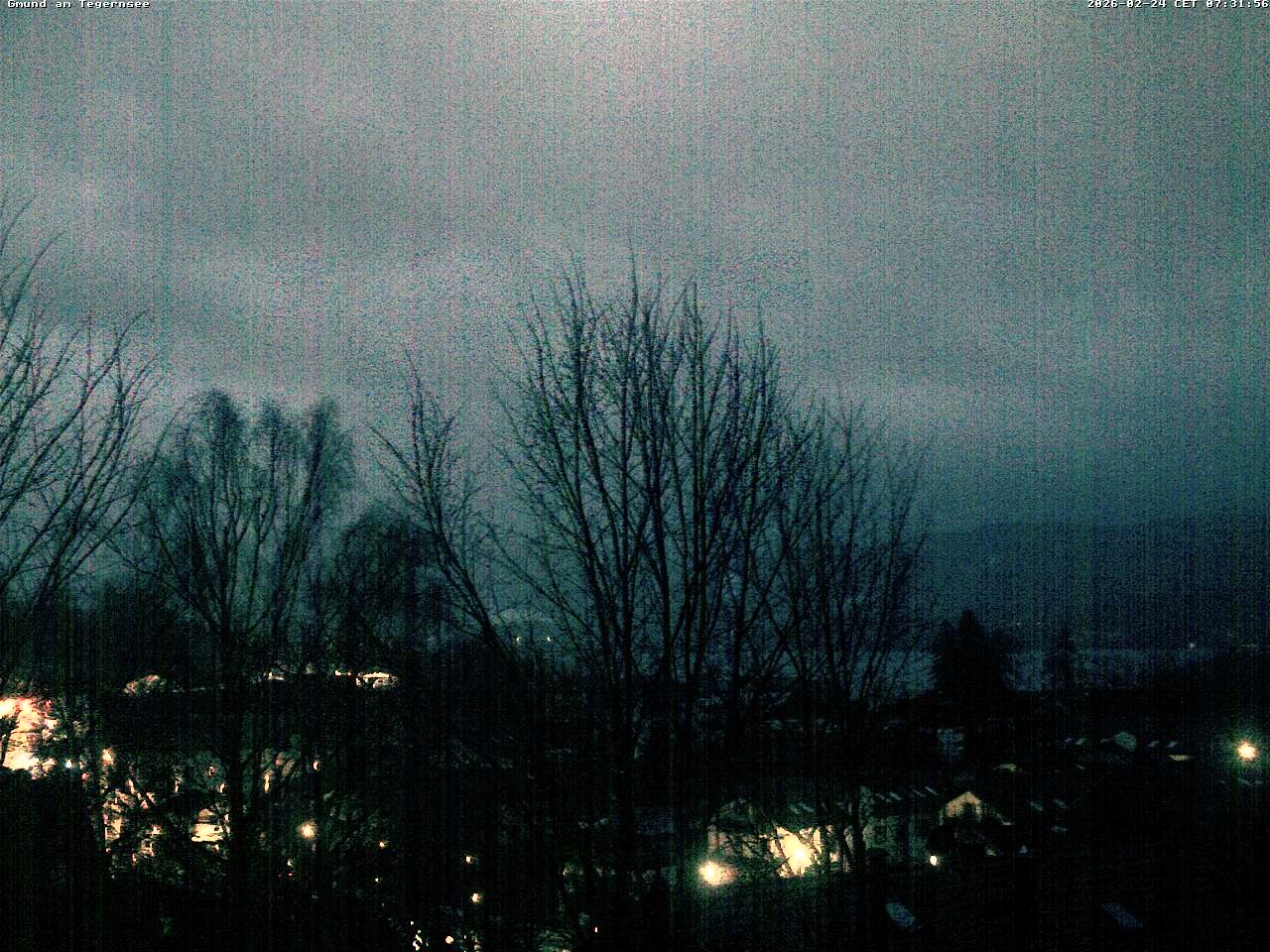 Archiv Foto Webcam Gmund am Tegernsee - Blick nach Süden