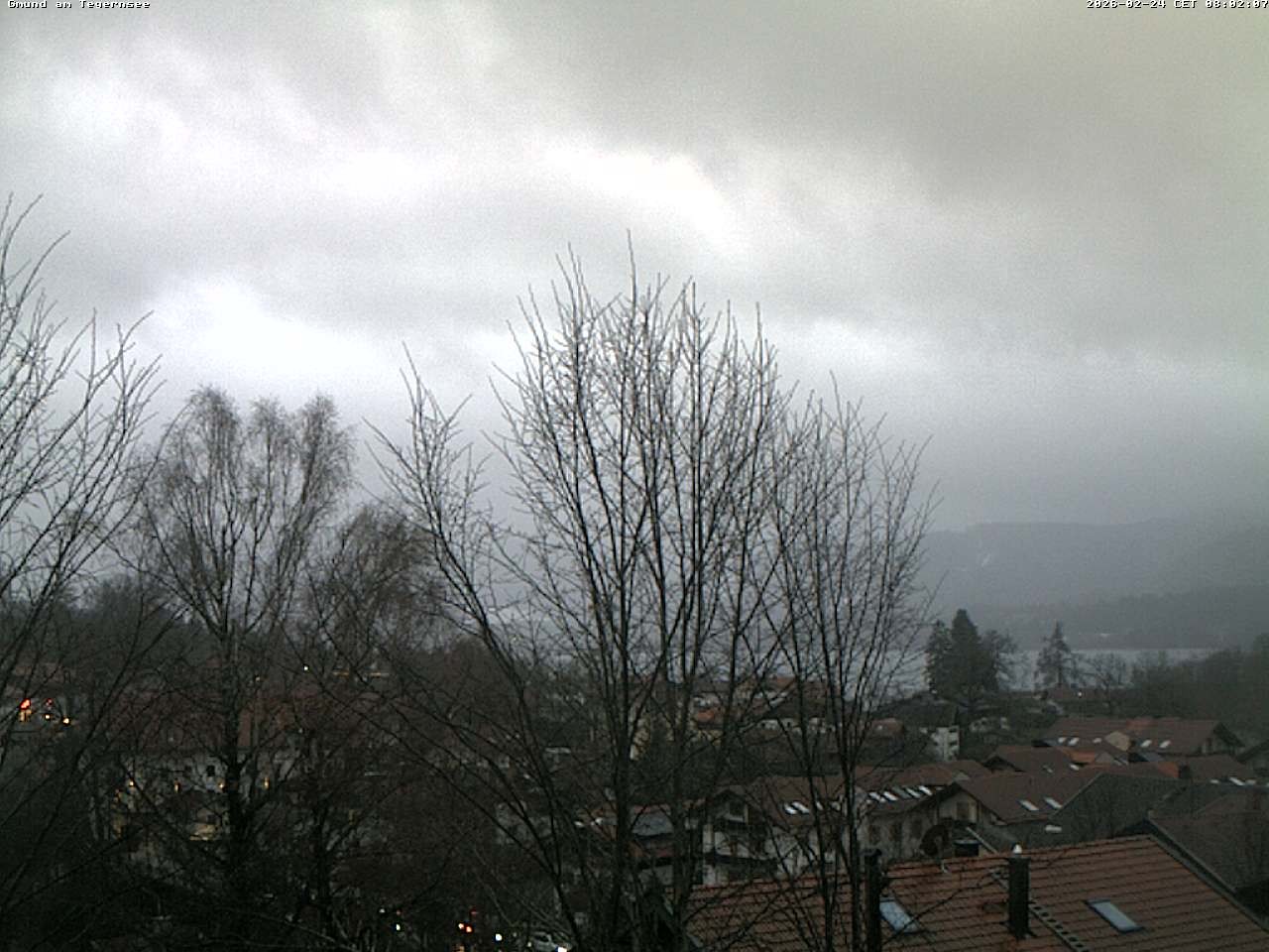 Archiv Foto Webcam Gmund am Tegernsee - Blick nach Süden