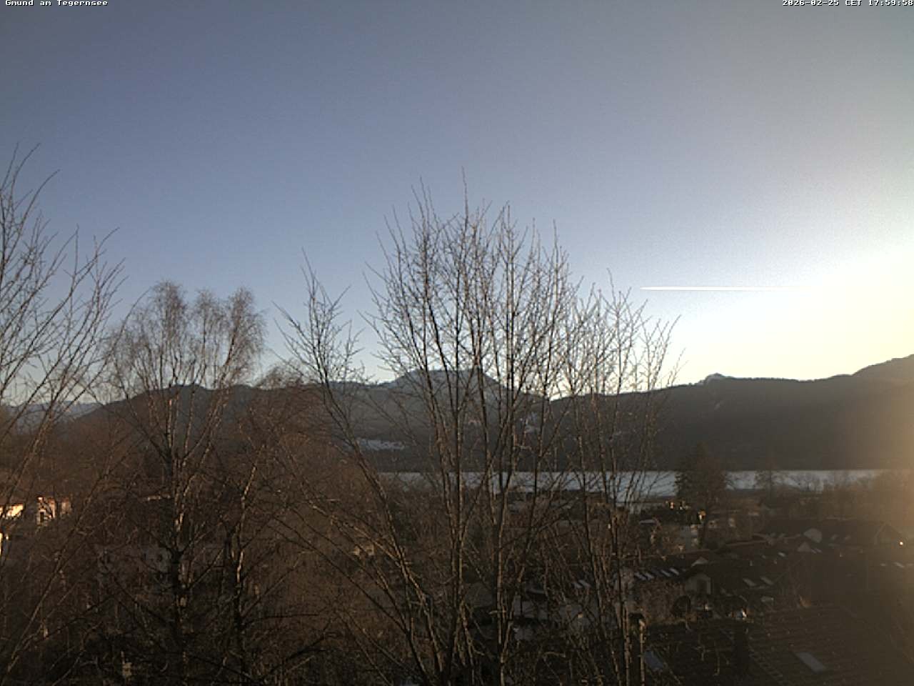 Archiv Foto Webcam Gmund am Tegernsee - Blick nach Süden