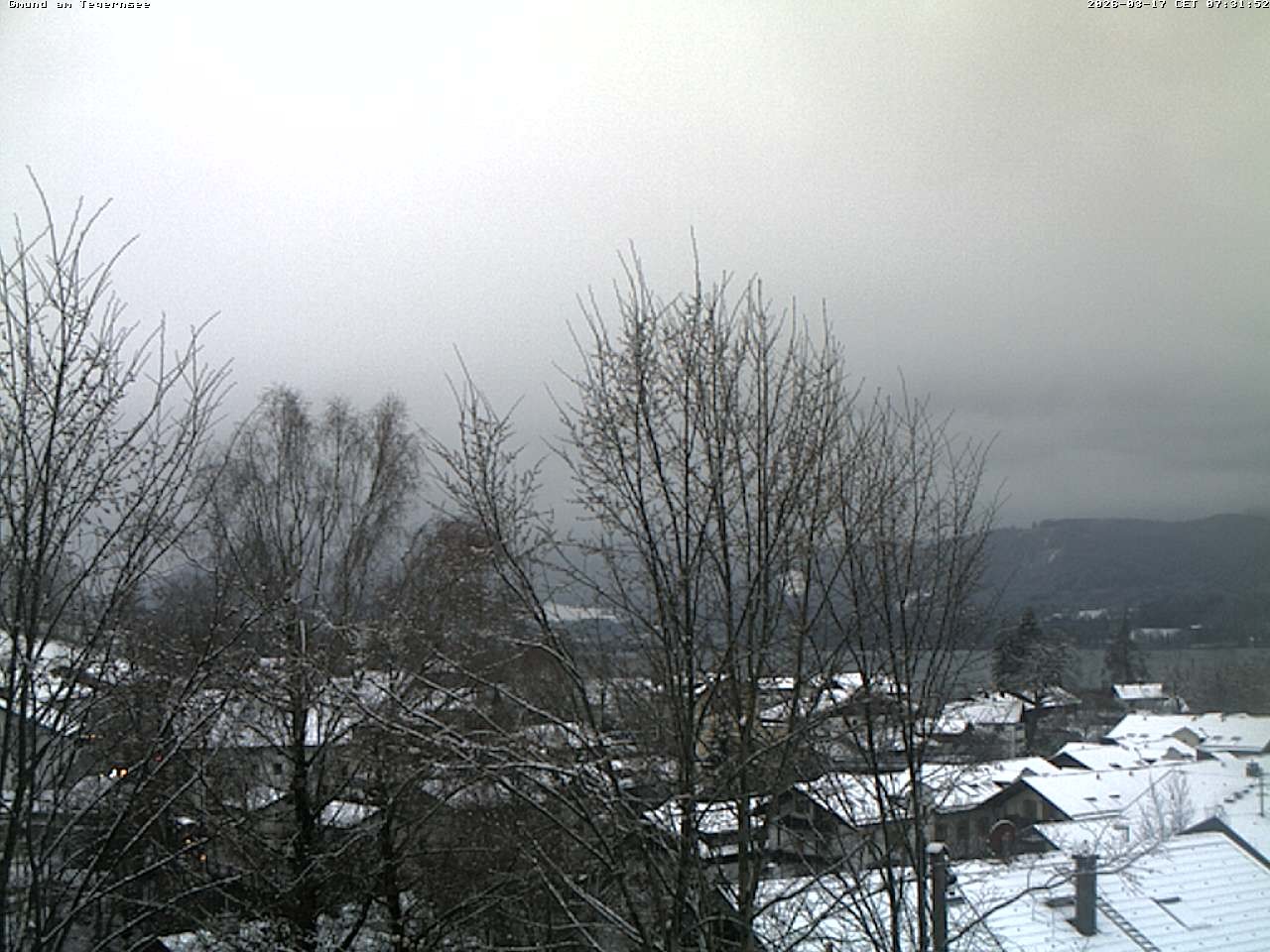 Archiv Foto Webcam Gmund am Tegernsee - Blick nach Süden