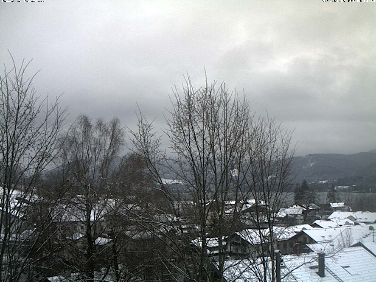 Archiv Foto Webcam Gmund am Tegernsee - Blick nach Süden