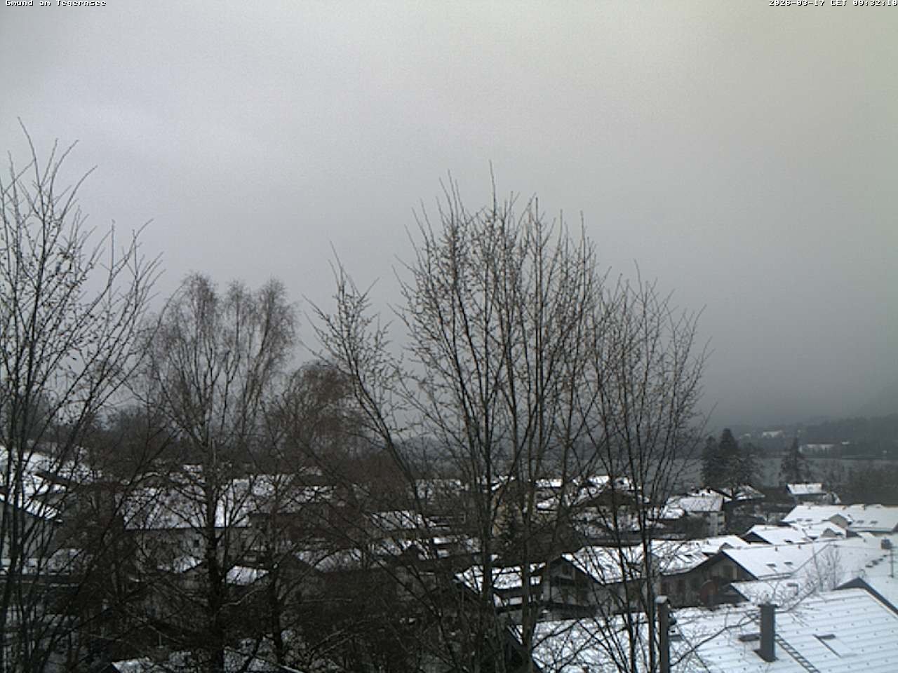 Archiv Foto Webcam Gmund am Tegernsee - Blick nach Süden