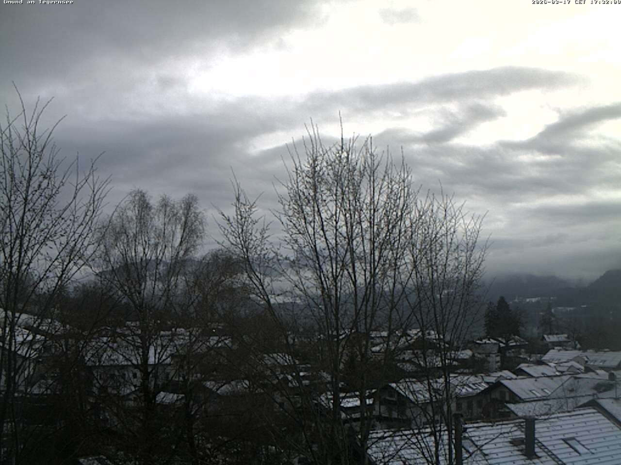 Archiv Foto Webcam Gmund am Tegernsee - Blick nach Süden