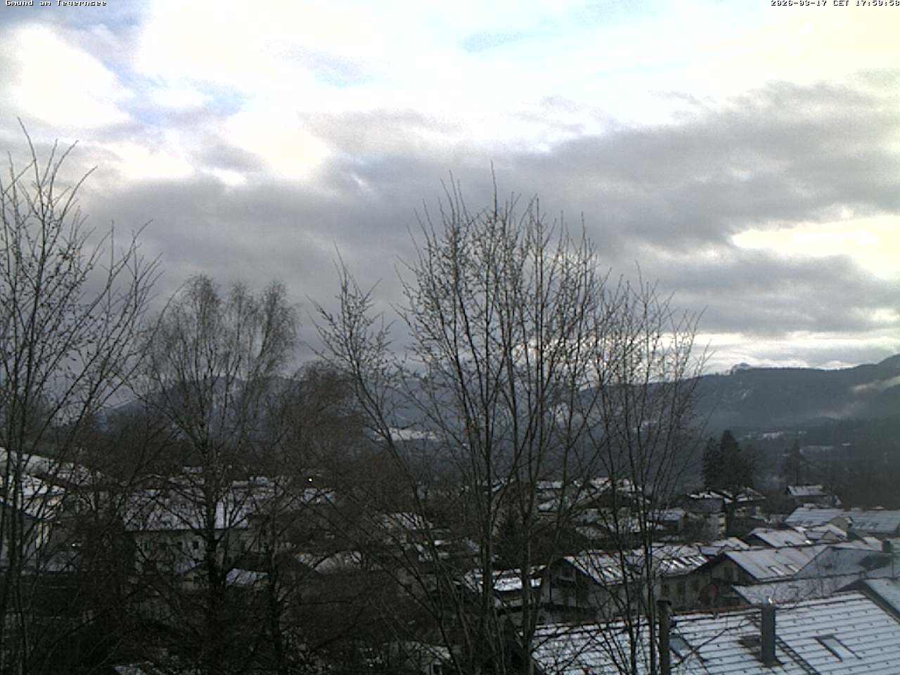 Archiv Foto Webcam Gmund am Tegernsee - Blick nach Süden