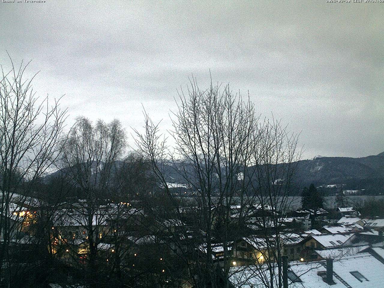 Archiv Foto Webcam Gmund am Tegernsee - Blick nach Süden