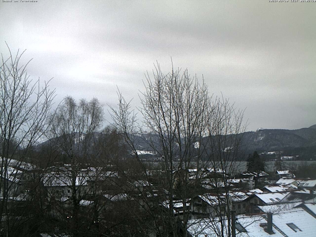 Archiv Foto Webcam Gmund am Tegernsee - Blick nach Süden