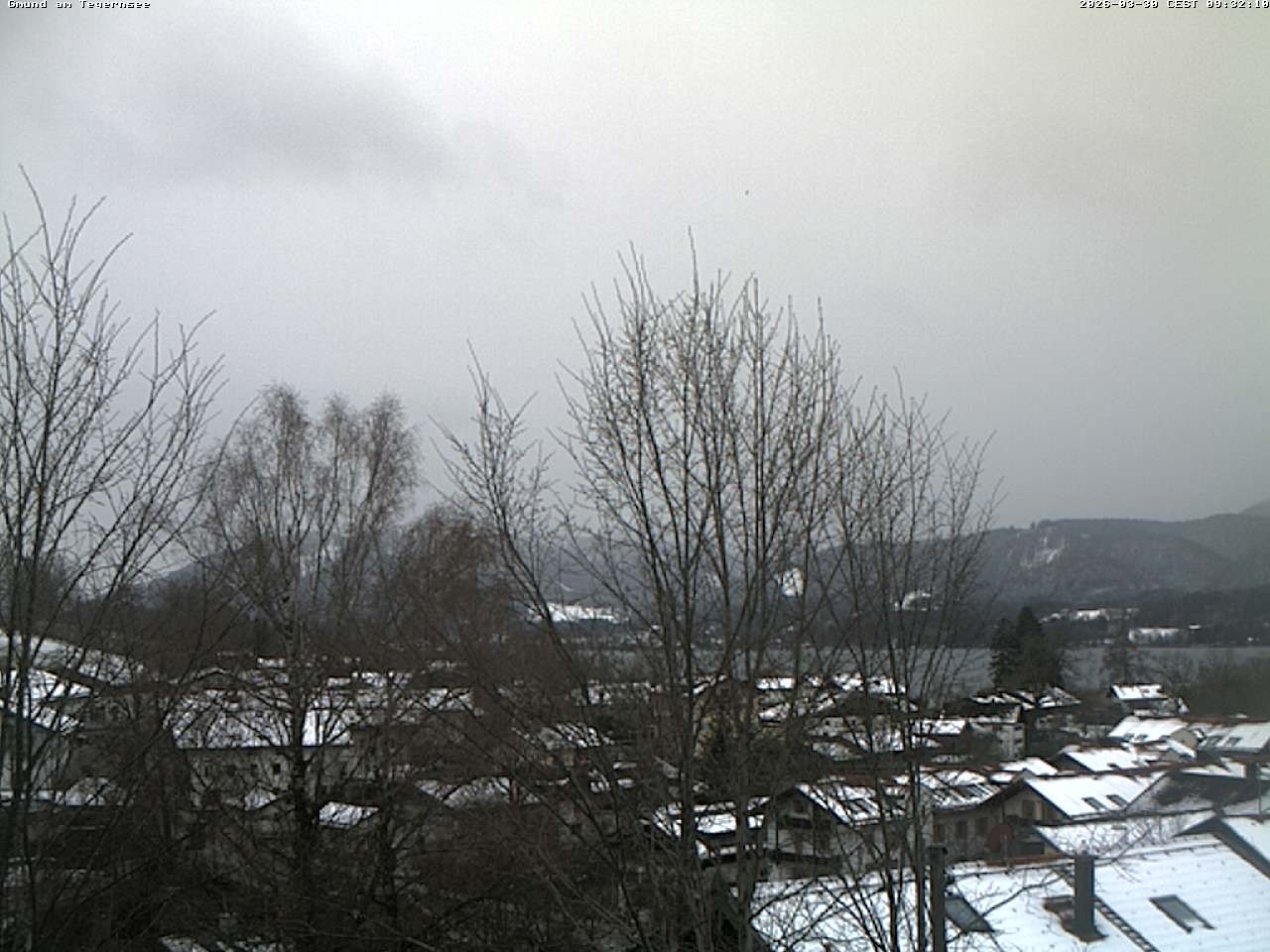 Archiv Foto Webcam Gmund am Tegernsee - Blick nach Süden