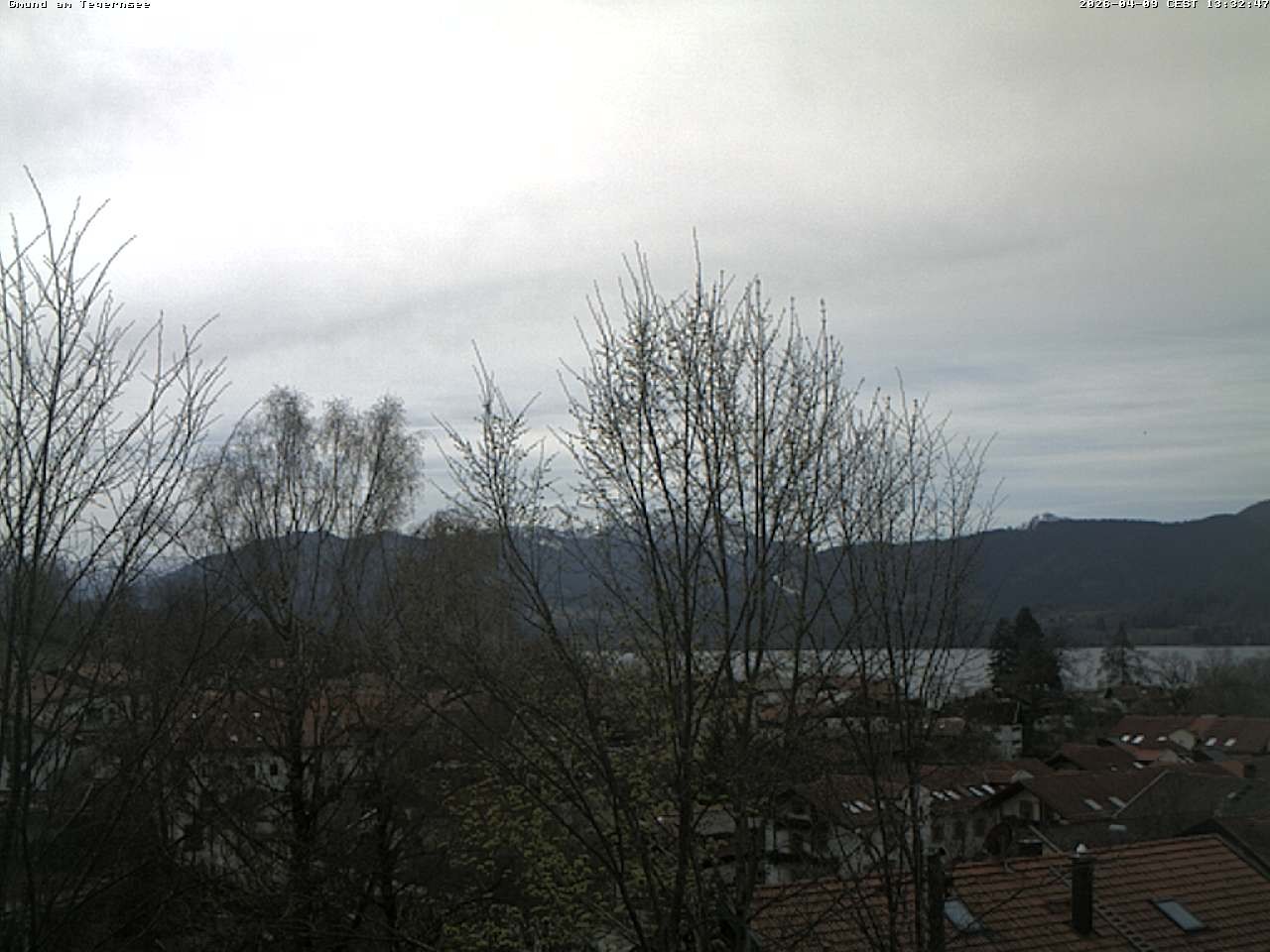 Archiv Foto Webcam Gmund am Tegernsee - Blick nach Süden