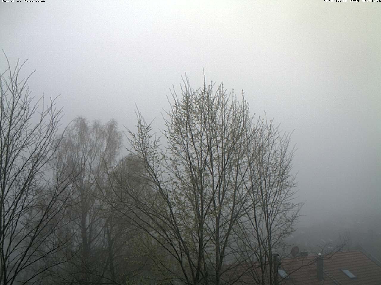 Archived image Webcam Gmund - Tegernsee - View to the South