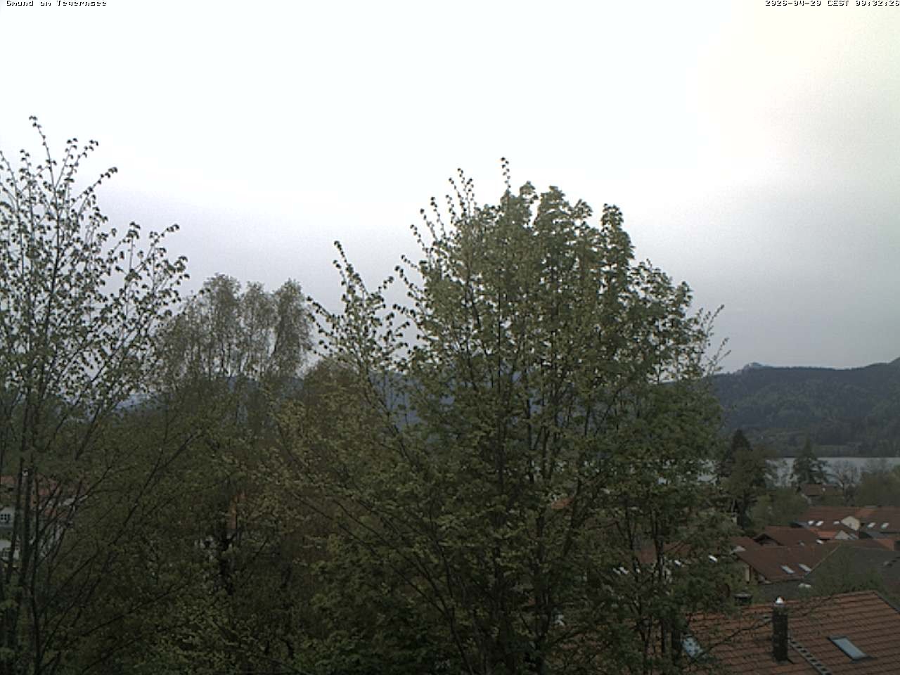 Archiv Foto Webcam Gmund am Tegernsee - Blick nach Süden