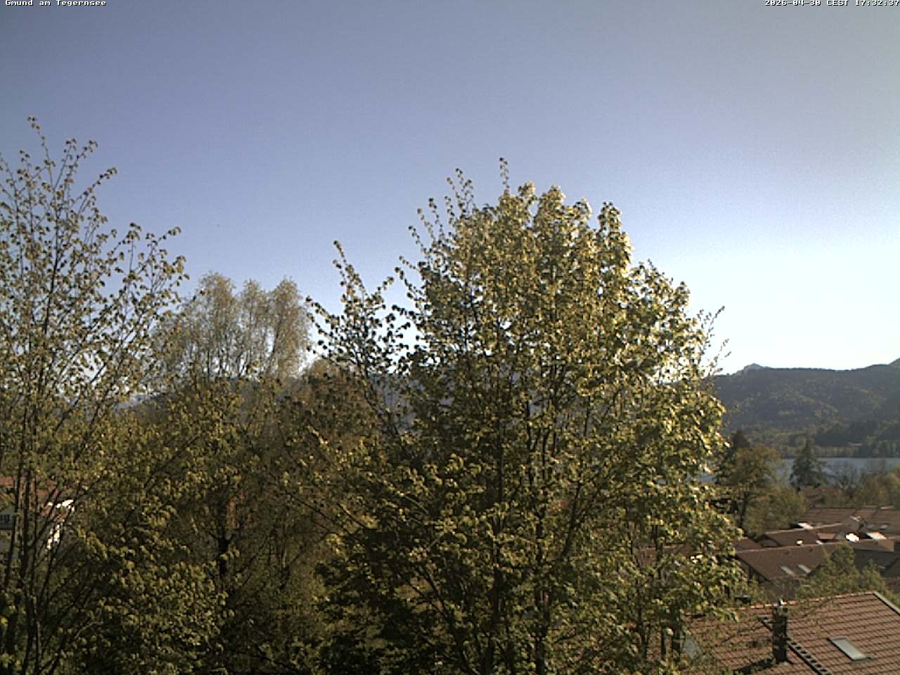 Archiv Foto Webcam Gmund am Tegernsee - Blick nach Süden