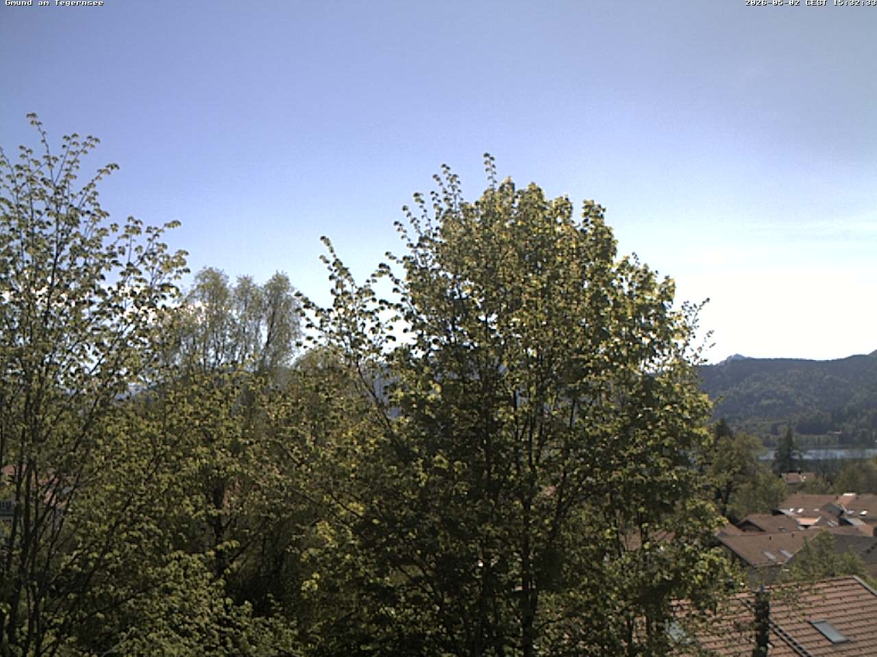 Archiv Foto Webcam Gmund am Tegernsee - Blick nach Süden