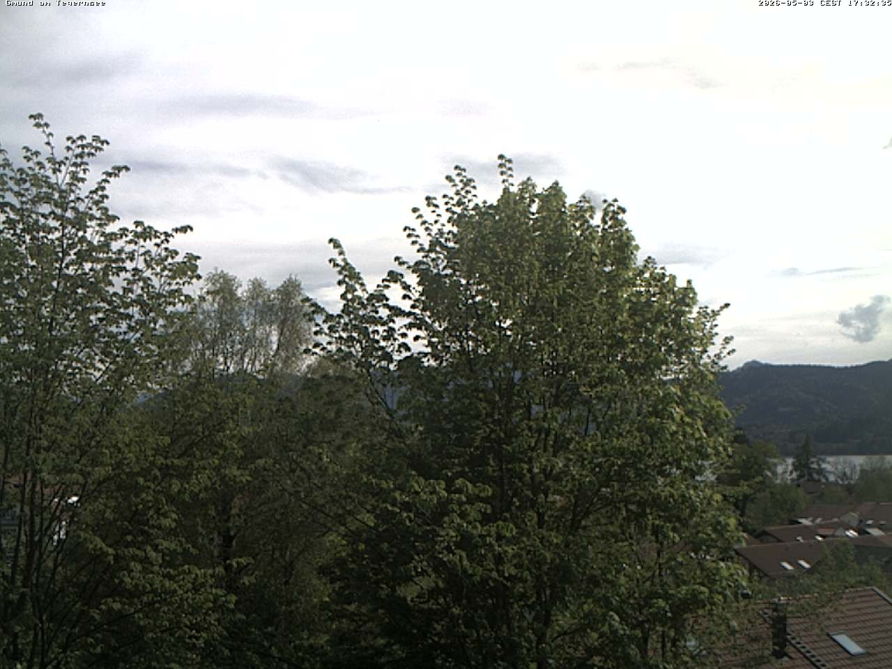 Archiv Foto Webcam Gmund am Tegernsee - Blick nach Süden