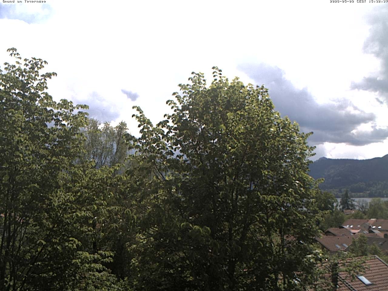 Archived image Webcam Gmund - Tegernsee - View to the South