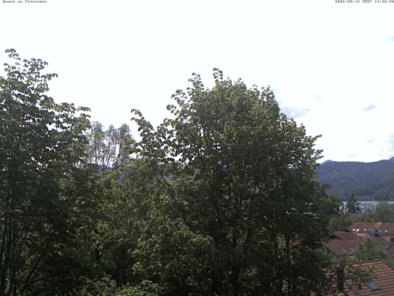Archiv Foto Webcam Gmund am Tegernsee - Blick nach Süden