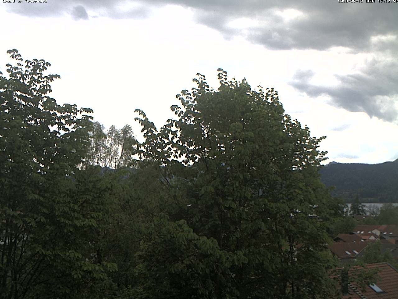 Archiv Foto Webcam Gmund am Tegernsee - Blick nach Süden