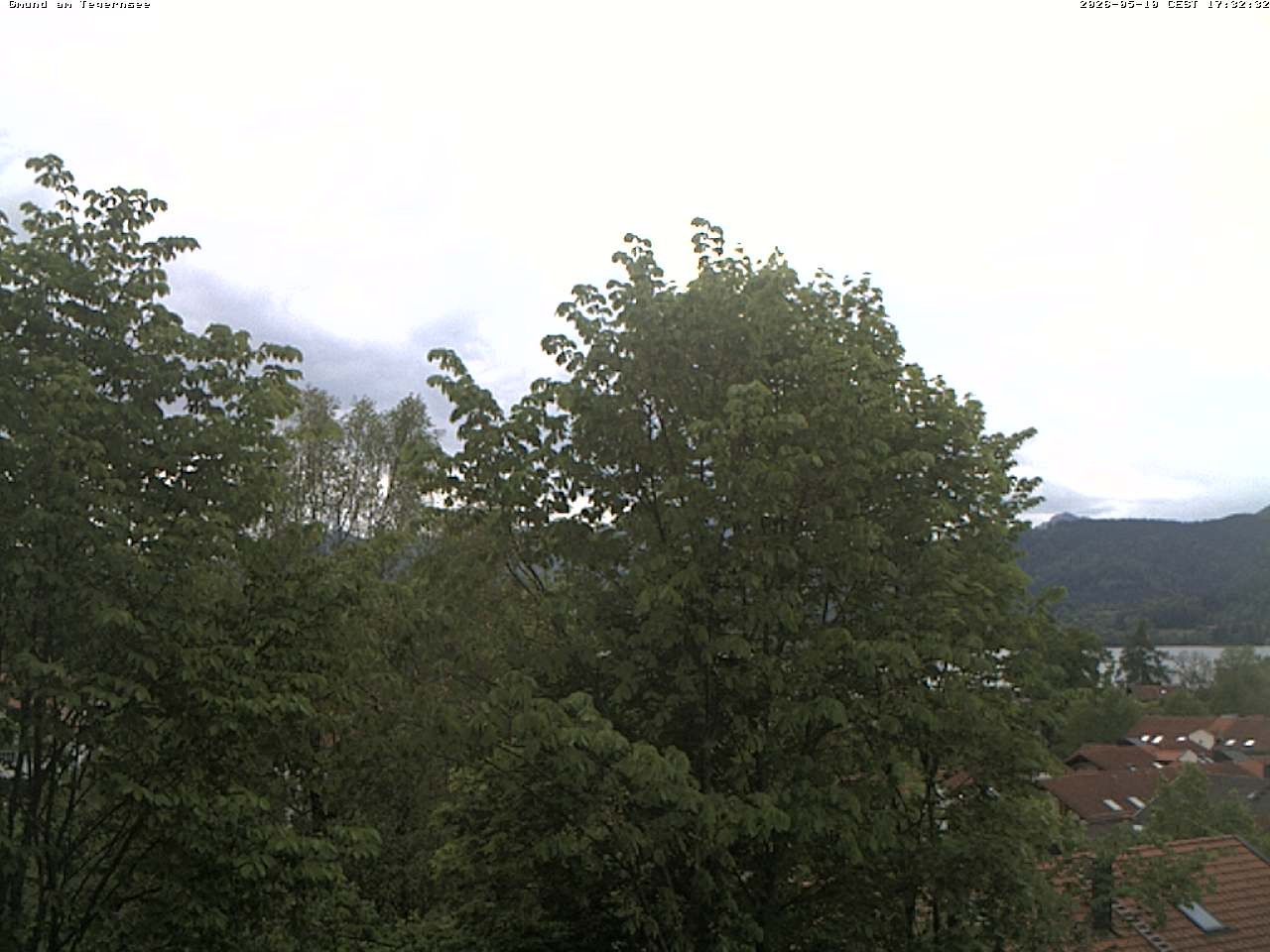 Archiv Foto Webcam Gmund am Tegernsee - Blick nach Süden