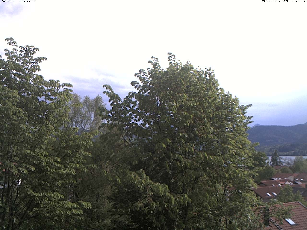 Archiv Foto Webcam Gmund am Tegernsee - Blick nach Süden