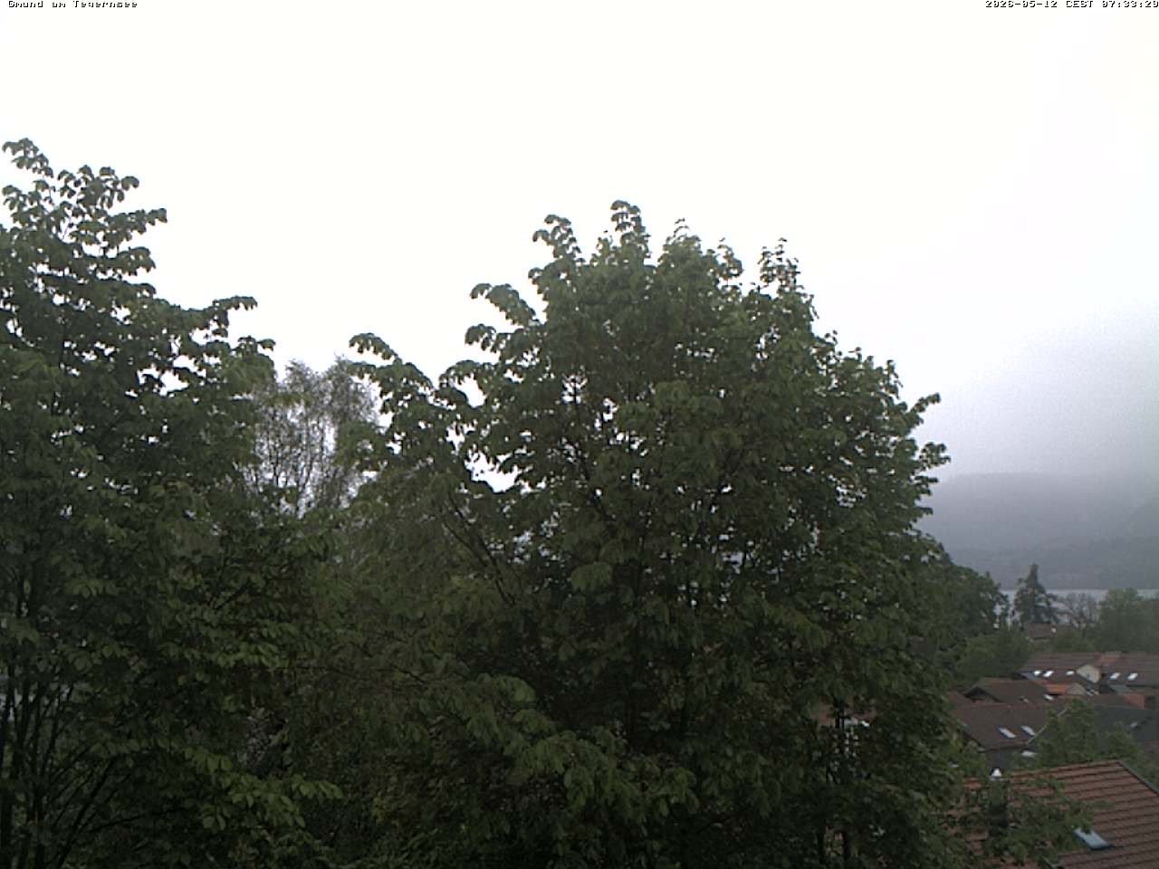 Archiv Foto Webcam Gmund am Tegernsee - Blick nach Süden