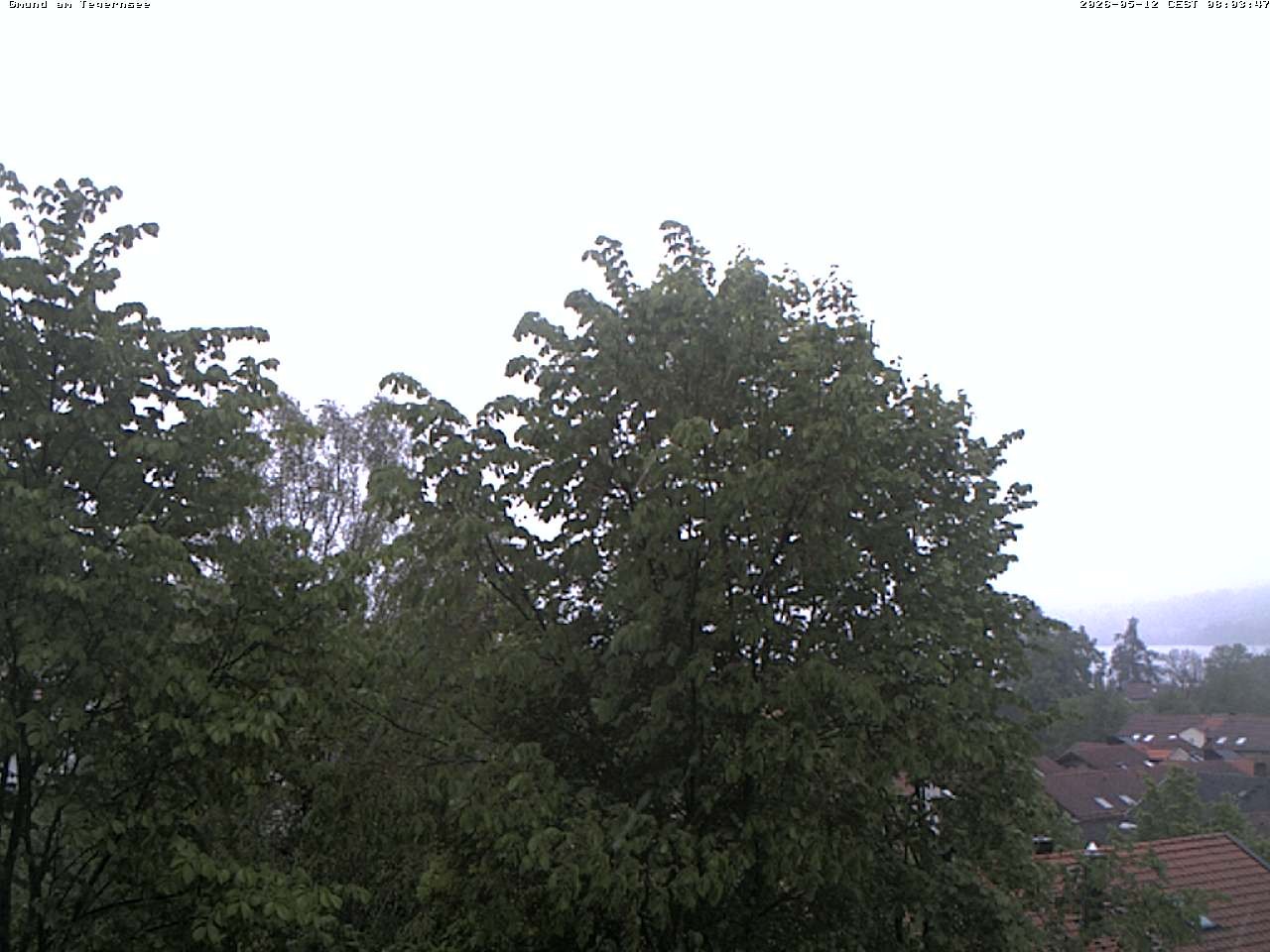Archiv Foto Webcam Gmund am Tegernsee - Blick nach Süden