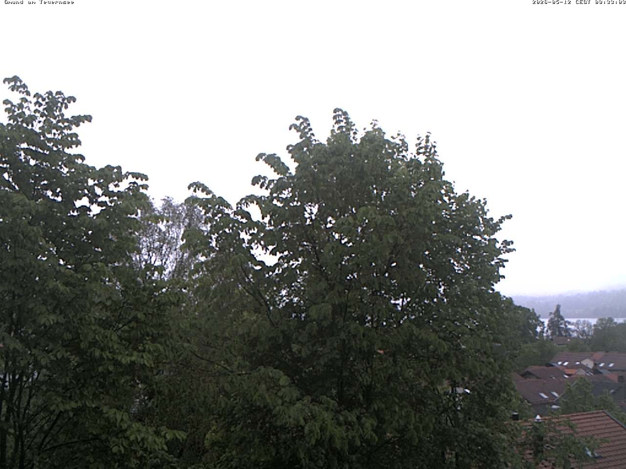 Archiv Foto Webcam Gmund am Tegernsee - Blick nach Süden
