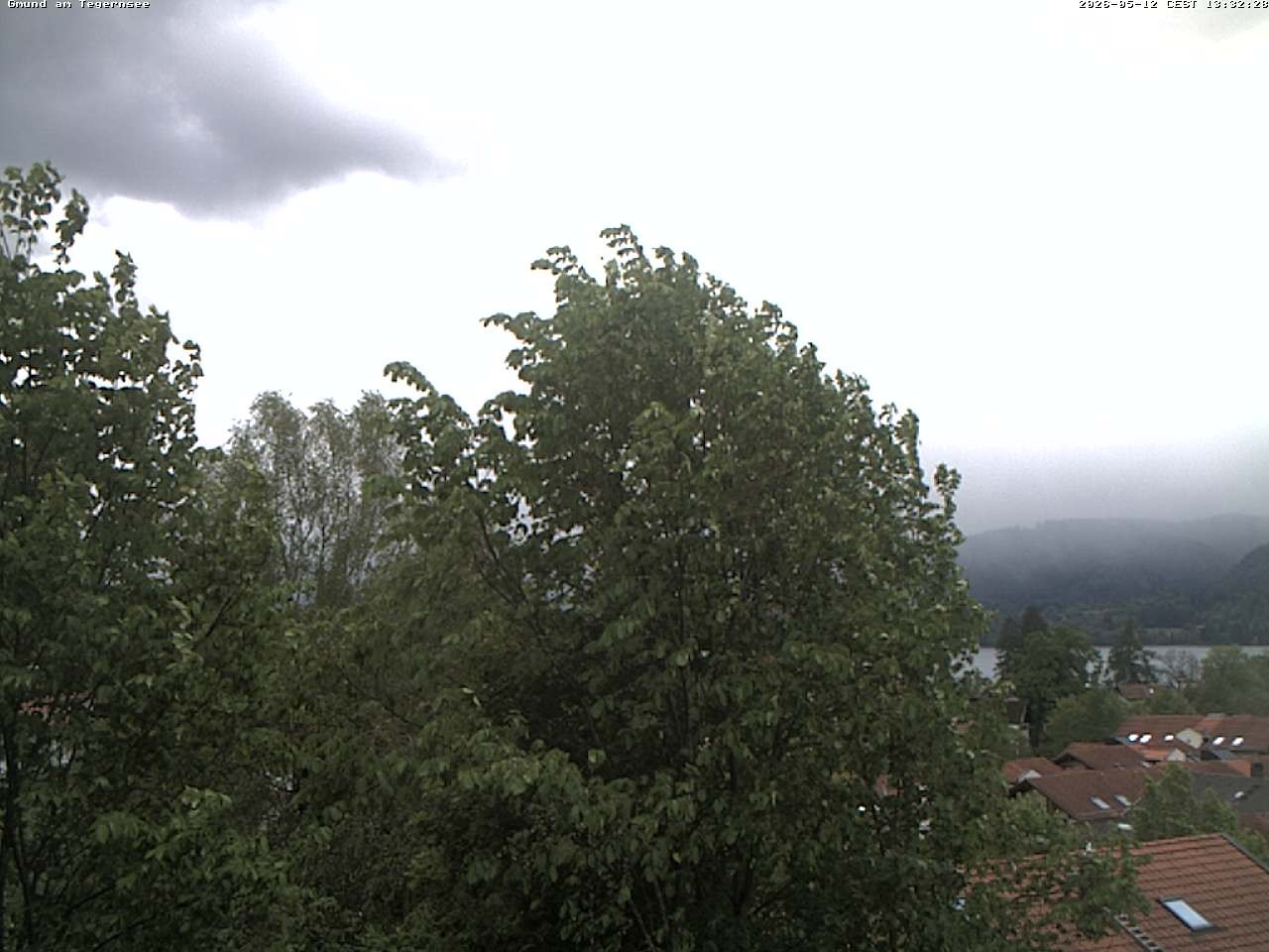 Archiv Foto Webcam Gmund am Tegernsee - Blick nach Süden
