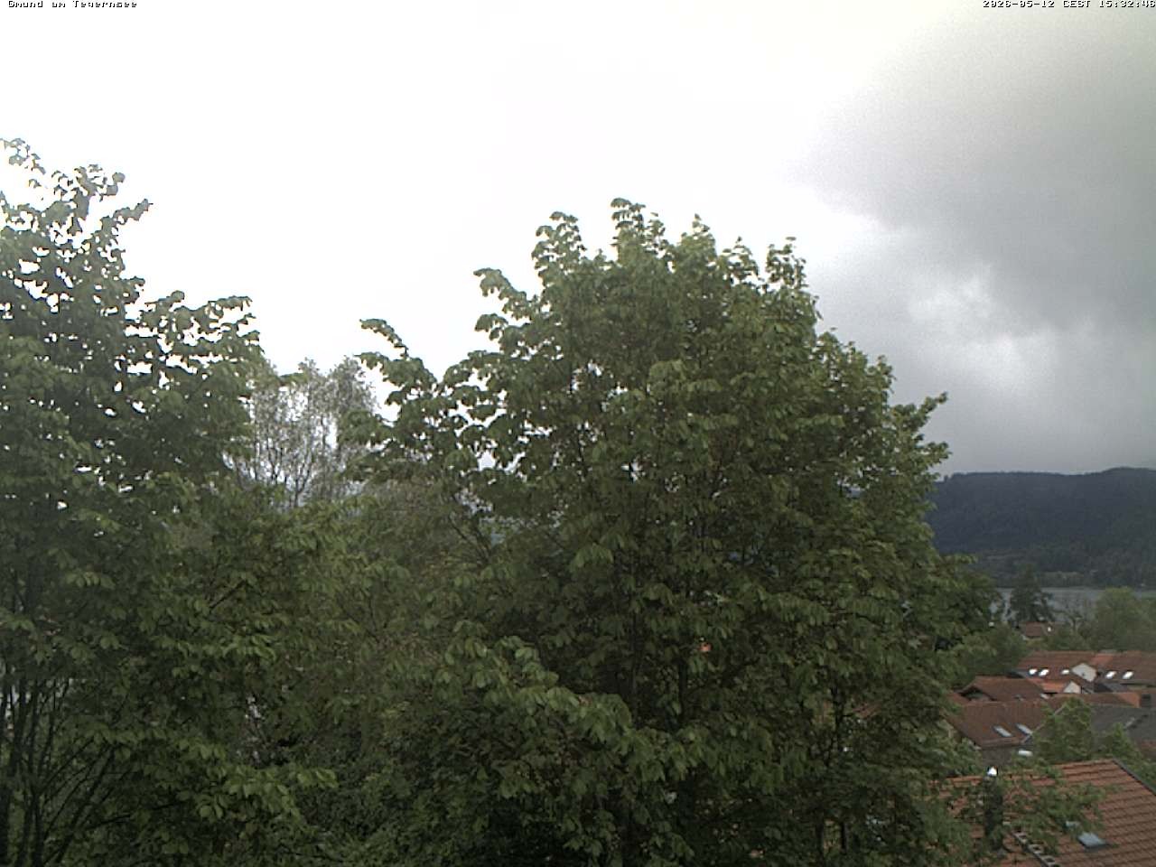 Archiv Foto Webcam Gmund am Tegernsee - Blick nach Süden