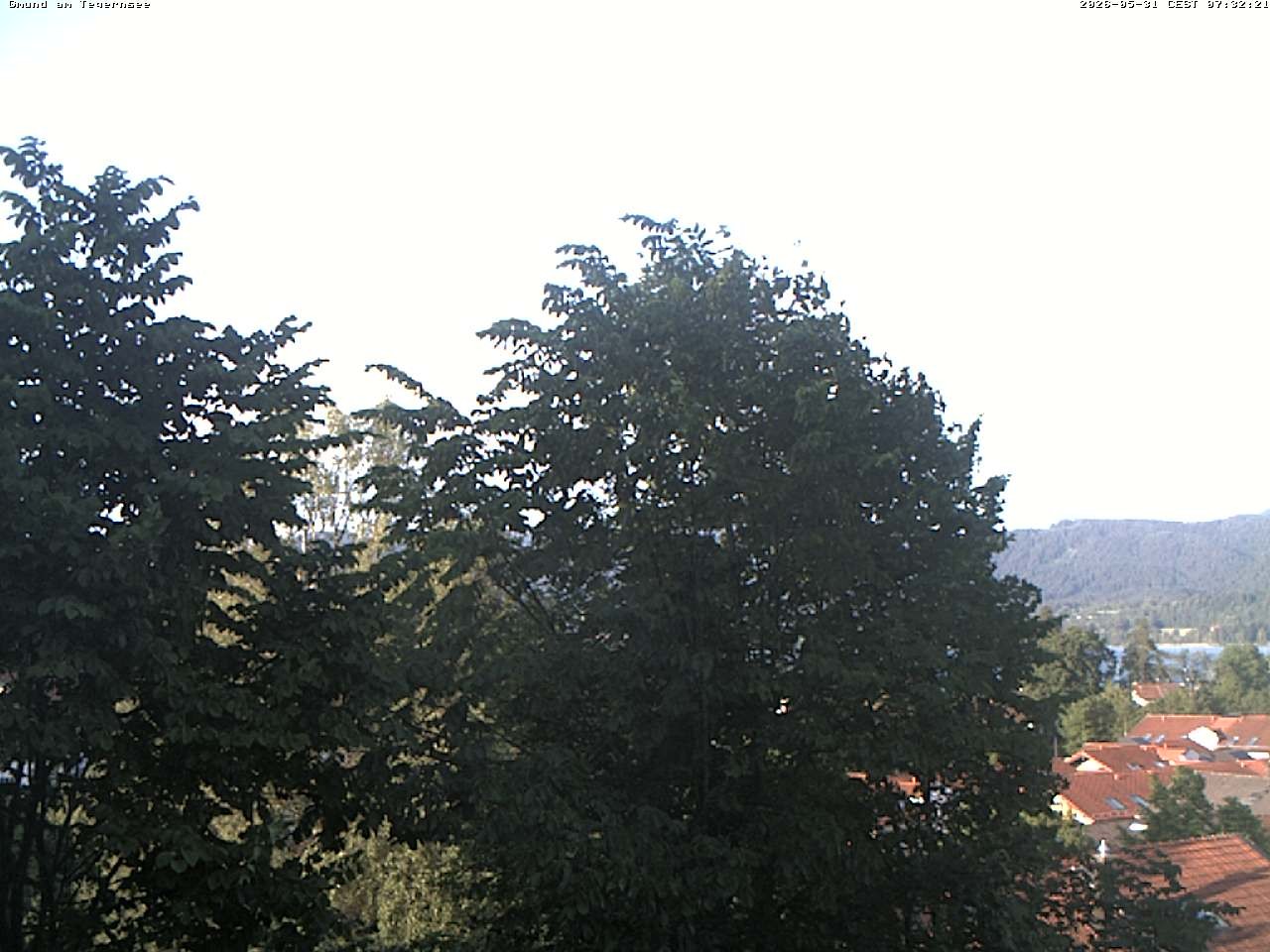 Archiv Foto Webcam Gmund am Tegernsee - Blick nach Süden